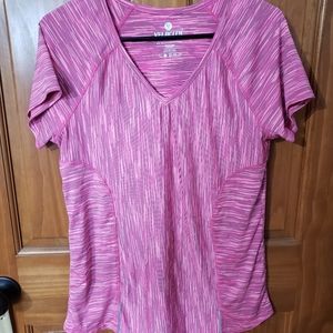 Pink cooling workout top